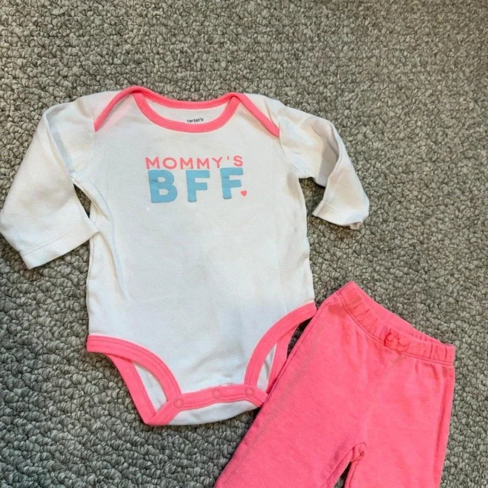 Carters‎ Girls BFF Outfit Set Size 6 Months